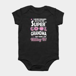 Super Cool Grandma Baby Bodysuit